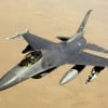 F-16 jet over Iraq