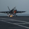 F-18C jet landing November 2014, Operation Inherent Resolve