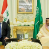 King Salman bin Abdulaziz Al Saud with Iraqi PM Al-Abadi 221017