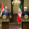 Iran President Hassan Rouhani with Iraqi President Barham Salih 191118