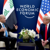 Barham Salih with Trump, World Economic Forum (WEF), Davos, 220120