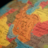 Iran globe map (Pixabay)