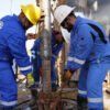 oil drilling workers at East Baghdad oil field, Oct 2023 (Min of Oil)