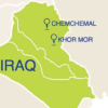 Chemchemal, Khor Mor map (Pearl Petroleum)