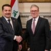 Mohammed Al-Sudani and UK PM Keir Starmer, 140125 a