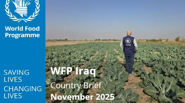 WFP Iraq Country Brief, November 2025
