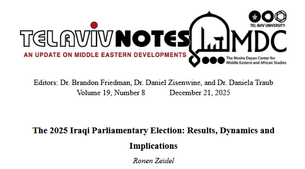 Report: 2025 Iraqi Election: Results, Dynamics and Implications