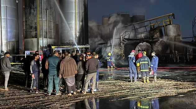 Fire Extinguished at Asphalt Plant near Baghdad