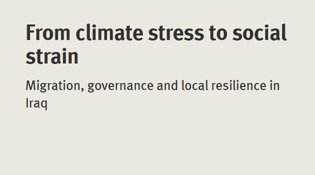 Report: Migration, Governance and Local Resilience in Iraq